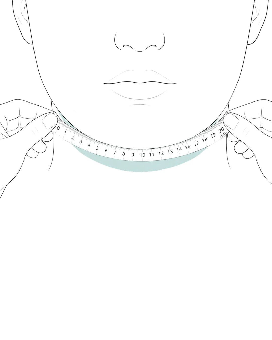Measure the area to treat