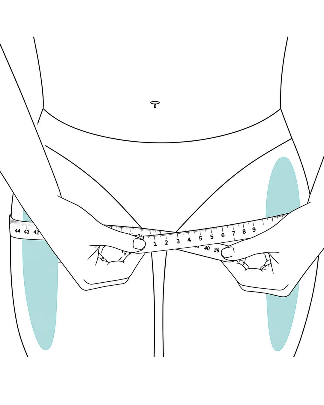 Measure the area to treat