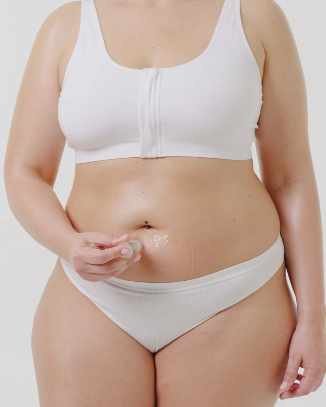 Anwendung: vorderer Bauch
15 Pumpstöße